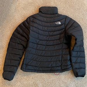 Black northface puffer with 800 fill size xs